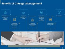 Benefits of change management ppt powerpoint presentation gallery rules