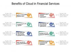 Benefits Of Cloud In Financial Services