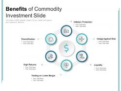 Benefits of commodity investment slide