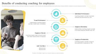 Benefits Of Conducting Coaching For Employees Developing And Implementing