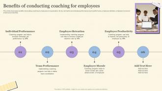 Benefits Of Conducting Coaching For Employees Workforce On Job Training Program For Skills Improvement
