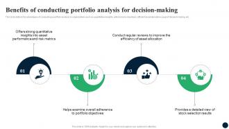 Benefits Of Conducting Portfolio Analysis For Decision Making Enhancing Decision Making FIN SS