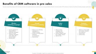 Benefits Of CRM Software In Pre Sales