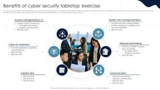 Benefits Of Cyber Security Tabletop Exercise