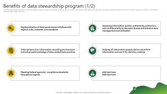 Benefits Of Data Stewardship Program Stewardship By Project Model