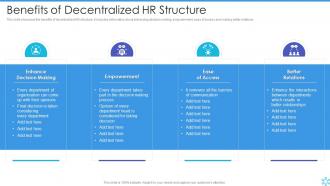 Benefits Of Decentralized Hr Structure