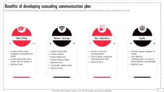 Benefits Of Developing Cascading Communication Plan