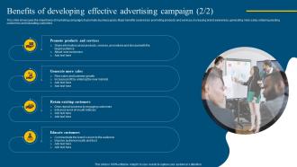 Benefits Of Developing Effective Advertising Ocial Media Marketing Campaign To Generate MKT SS V Graphical Best