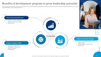 Benefits Of Development Program To Grow Leadership Potential