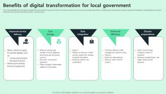 Benefits Of Digital Transformation For Local Government