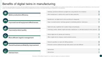 Benefits Of Digital Twins In Manufacturing Comprehensive Guide BCT SS