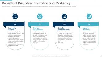 Benefits of disruptive innovation and marketing implementing product lifecycle