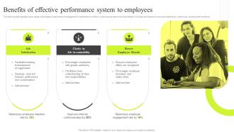 Benefits Of Effective Performance System To Employees Traditional VS New Performance