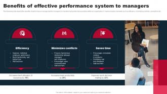 Benefits Of Effective Performance System To Managers Staff Performance Management