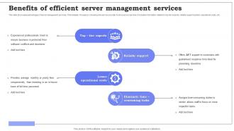 Benefits Of Efficient Server Management Services