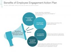 Benefits of employee engagement action plan example ppt presentation
