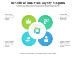 Benefits of employee loyalty program