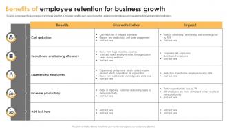 Benefits Of Employee Retention For Business Growth