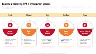 Benefits Of Employing Rpa In Employing Automation In Procurement Process