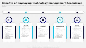 Benefits Of Employing Technology Management Techniques