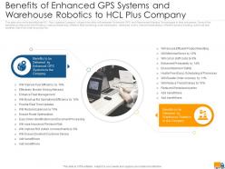 Benefits Of Enhanced Gps Systems And Warehouse Robotics Company Ppt Outline Picture