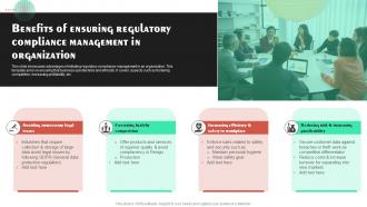 Benefits Of Ensuring Regulatory Compliance Management In Organization