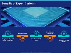 Benefits of expert systems ppt powerpoint presentation infographic