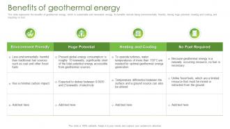 Benefits Of Geothermal Energy Geothermal Energy IT
