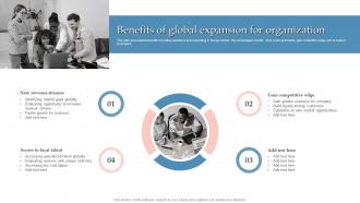 Benefits Of Global Expansion For Organization Global Expansion Strategy To Enter Into Foreign Market