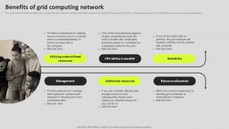 Benefits Of Grid Computing Network Grid Computing Components
