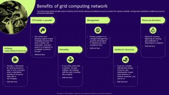 Benefits Of Grid Computing Network Ppt Powerpoint Presentation Show