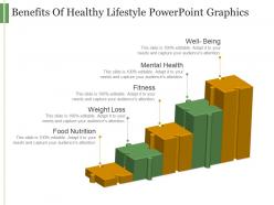 Benefits of healthy lifestyle powerpoint graphics
