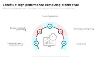 Benefits Of High Performance Computing Architecture