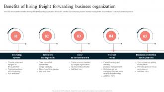 Benefits Of Hiring Freight Forwarding Business Organization