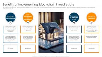 Benefits Of Implementing Blockchain In Real Estate Ultimate Guide To Understand Role BCT SS