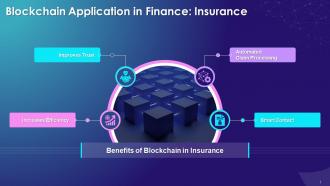Benefits Of Implementing Blockchain Technology In Insurance Sector Training Ppt