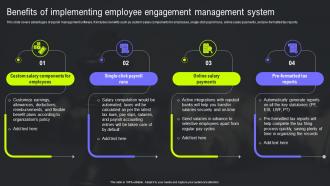 Benefits Of Implementing Employee Engagement Management HRMS Integration Strategy