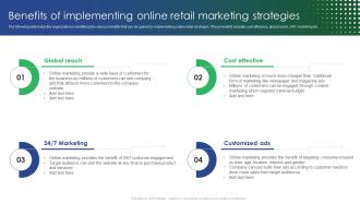 Benefits Of Implementing Online Retail Marketing Strategies Online Retail Marketing