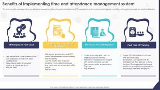 Benefits Of Implementing Time And Attendance Management System HRMS Implementation Strategy