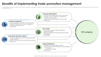 Benefits Of Implementing Trade Promotion Management