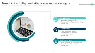 Benefits Of Including Marketing Scorecard In Campaigns