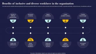 Benefits Of Inclusive And Diverse Workforce In The Employees Management And Retention