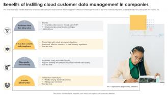 Benefits Of Instilling Cloud Customer Data Management In Companies