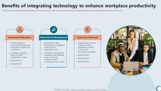 Benefits Of Integrating Technology Integrating Technology To Enhance Working Efficiency Strategy SS V