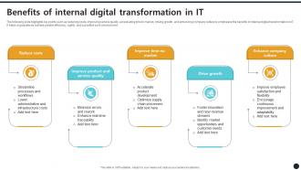Benefits Of Internal Digital Transformation In IT