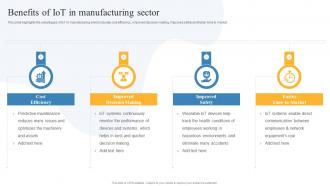 Benefits Of IOT In Manufacturing Sector Global IOT In Manufacturing Market