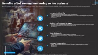 Benefits Of IoT Remote IoT Remote Asset Monitoring And Management IoT SS