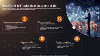 Benefits Of IoT Technology In Supply Chain IoT Solutions In Manufacturing Industry IoT SS