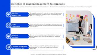 Benefits Of Lead Management To Company Optimizing Lead Management System