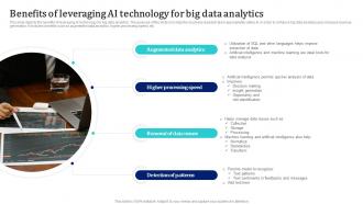 Benefits Of Leveraging Ai Technology For Big Data Analytics
